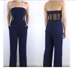 Rachel Roy dark purple jumpsuit
